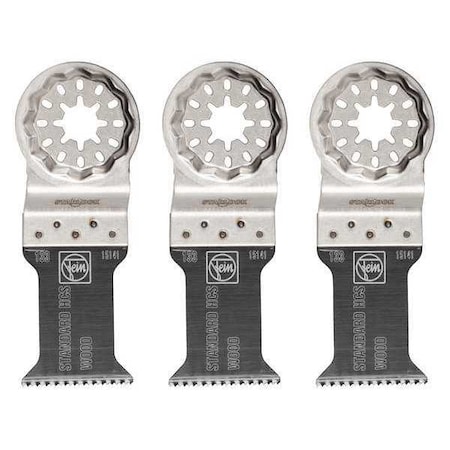 Saw Plunge Blades Stl 1 3/8in. Size PK3 by USA Fein Oscillating Tool Accessories