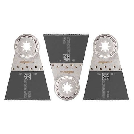 Saw Blades Steel 7 38/53 in. L PK3 by USA Fein Oscillating Tool Accessories