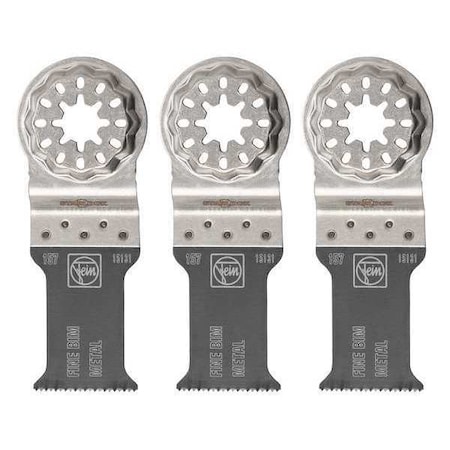 Blades 1 3/16 in. Size 3 68/97 in. L PK3 by USA Fein Oscillating Tool Accessories