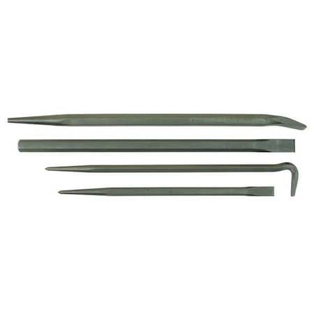 Pry Bar Set Pieces 4 Steel 24 7/8 In. L by USA Mayhew Nail Pullers Wrecking & Pry Bars