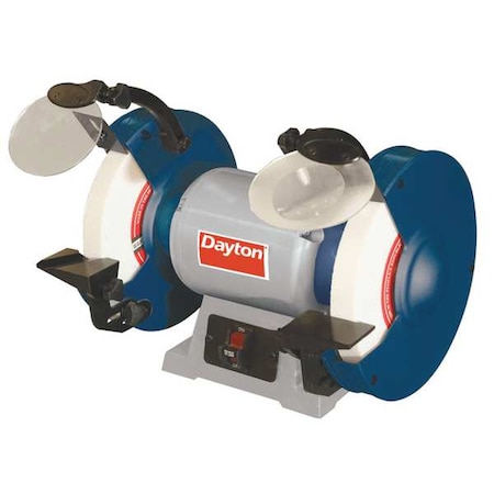 Bench Grinder 1/3 HP 120V 5/8 Arbor by USA Dayton Bench Grinders