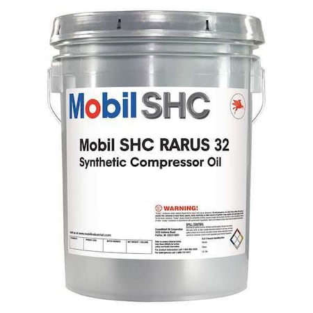 Compressor Oil 5 gal. Pail ISO VG 32 by USA Mobil Air Compressor Oil