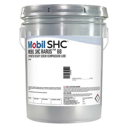 Compressor Oil 5 gal. Pail ISO VG 68 by USA Mobil Air Compressor Oil