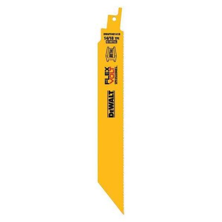 Reciprocating Saw Blade 8" L PK5 Type DWAFV481418 by USA Dewalt Reciprocating Power Saw Blades