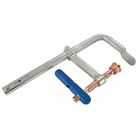 8" Copper F Clamp Regular Duty 5 1/2" Deep by USA Wilton Bar & Pipe Clamps