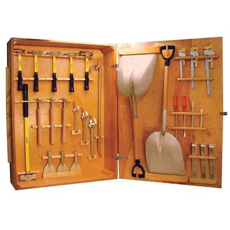 Nonsparking Tool Set 28 pcs. Tool Case by USA Ampco Hazmat Tool Kits