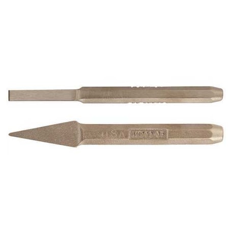 Cape Chisel 9" L 7/8" Hex 5/8" Tip by USA Ampco Chisels