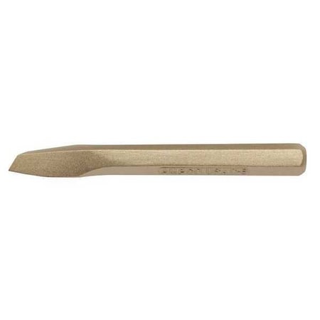 Diamond Point Chisel 12" L 7/8" Hex by USA Ampco Chisels