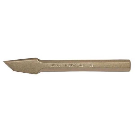Groove Chisel 9" L 7/8" Hex 1/2" Tip by USA Ampco Chisels
