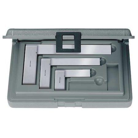 Precision Square Set 3 Pieces by USA Brown & Sharpe Rulers & Straight Edges