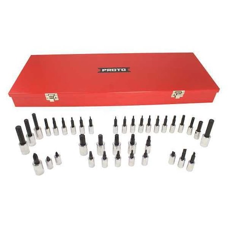 Socket Set 37 pcs. 1/4" 3/8" Drive by USA Proto Sockets