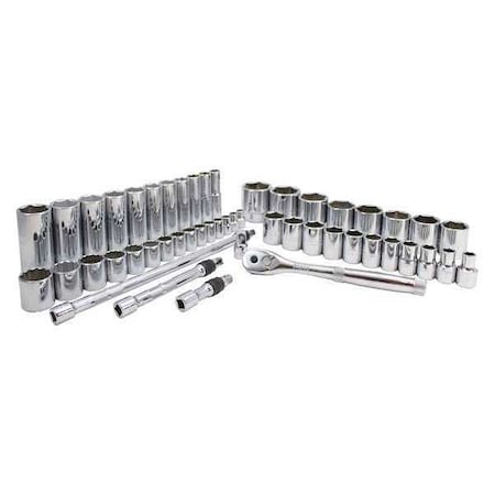 Socket Set 50 pcs. 1/2" 3/8" Drive by USA Proto Sockets
