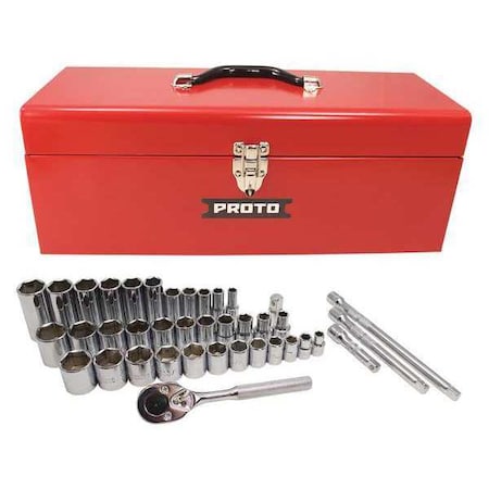 Socket Set 39 pcs. 1/2" 3/8" Drive by USA Proto Sockets