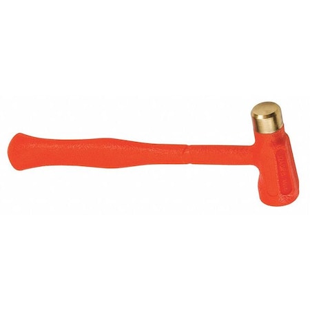 Dead Blow Brass Hammer 24 oz. 13" L by USA Proto Dead Blow Hammers