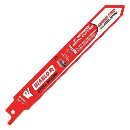 Saw Blade 6" L x 1" H 20 Teeth Per Inch by USA Diablo Reciprocating Power Saw Blades