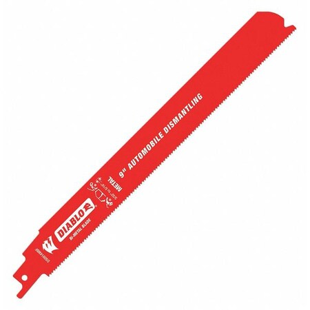 Blade 9" Lx1"H 14/18 Teeth Per In. PK200 by USA Diablo Reciprocating Power Saw Blades