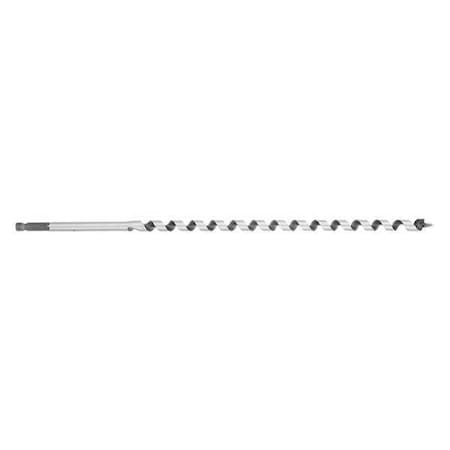 Ship Auger Bit 1/2 Dia 3/8 Hex Shank by USA Irwin Wood Drilling Bits