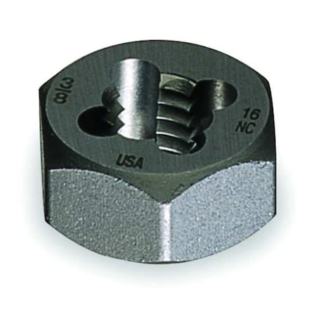 Hex Rethreading Bolt Die Steel 1 1/4 7 by USA Cleveland Cutting Holemaking & Shaping Dies
