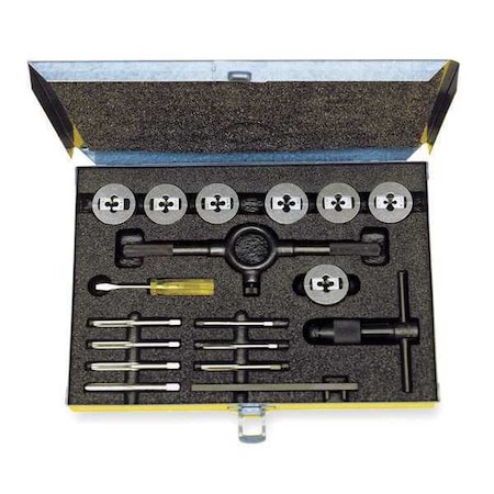 Tap and Die Set M6 to M18 16pc by USA Cleveland Tap & Die Sets