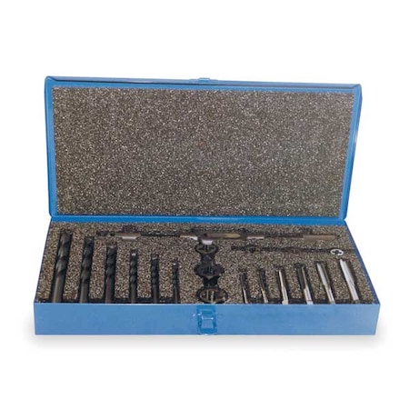 Tap Die & Drill Set M6 to M12 17 pc by USA Cleveland Tap & Die Sets