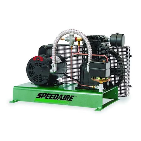 Electric Air Compressor 2 HP Type 4B242 by USA Speedaire Stationary Electric Air Compressors