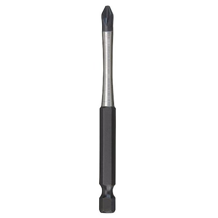 Insert Bit 1/4" Phillips #2 3 1/2 by USA Milwaukee Screwdriver Bits