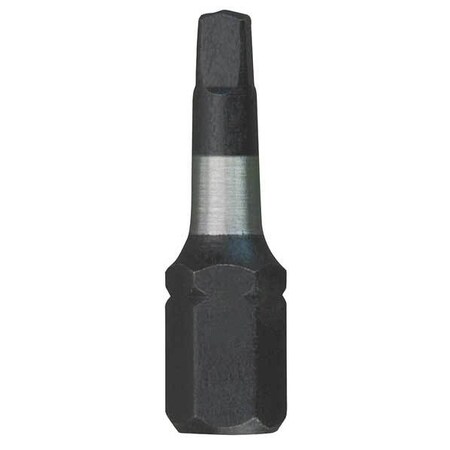 Insert Bit 1/4" Square Recess #2 1" PK2 by USA Milwaukee Screwdriver Bits