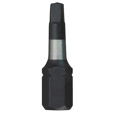 Insert Bit 1/4" Square Recess #2 1" PK5 by USA Milwaukee Screwdriver Bits