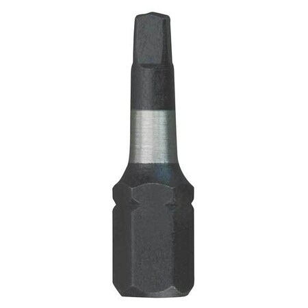 Insert Bit 1/4" Square Recess #3 1" PK2 by USA Milwaukee Screwdriver Bits