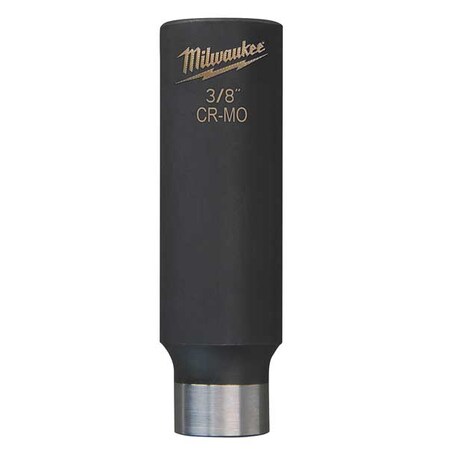 Impact Socket 3/8 In Dr 1/2 In 6 pt Type 49 66 4426 by USA Milwaukee Sockets