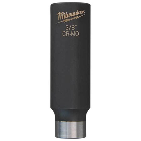 Impact Socket 3/8 In Dr 3/8 In 6 pt Type 49 66 4424 by USA Milwaukee Sockets