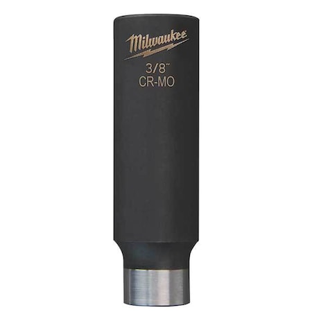 Impact Socket 3/8 In Dr 7/16 In 6 pt Type 49 66 4425 by USA Milwaukee Sockets