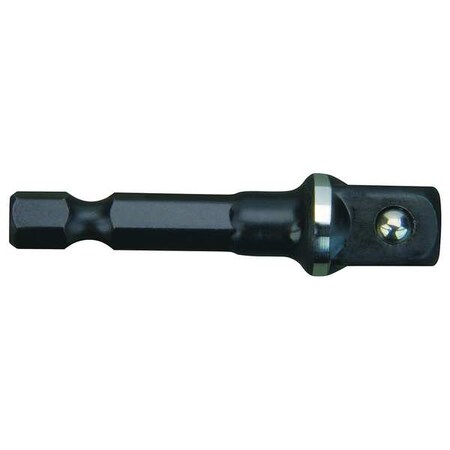 Socket Adapter 1/4 Hex to 3/8 Sq. 1 7/8 by USA Milwaukee Nut Setters & Bit Holders