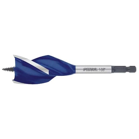 Wood Boring Bit 1 3/8 in. dia. 3/8 Shank by USA Irwin Wood Drilling Bits