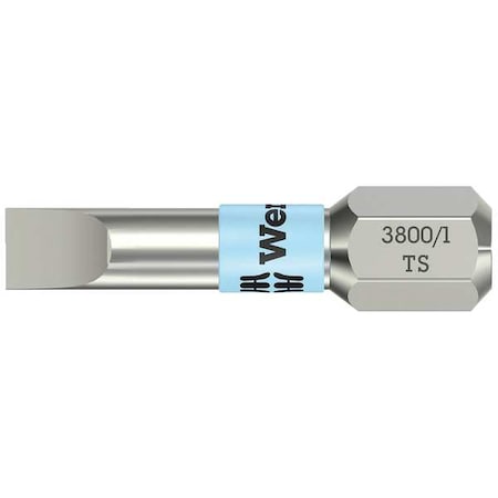 Torsion Bit Metric 1/4" Hex 1.2mm 1" SS by USA Wera Screwdriver Bits