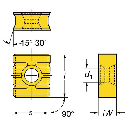 Milling Insert 215.3 1211 1 11 SMA Min. Qty 10 by USA Sandvik Coromant Milling Inserts