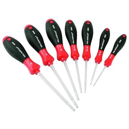 Screwdriver Set Ball End Torx(R) 7 Pc by USA Wiha Hex Key Sets