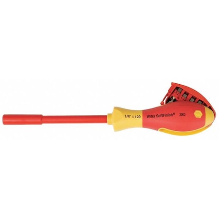 Insulated Combo Bit Flip Set Pieces 9 Type 38017.G by USA Wiha Screwdriver Bit Sets