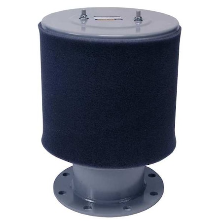 Intake Filter 10 Flange 3300 Max CFM Type FT 485P 1000F by USA Solberg Pneumatic Intake Filters & Silencers