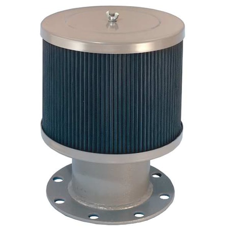 Intake Filter 6 Flange 1100 Max CFM by USA Solberg Pneumatic Intake Filters & Silencers