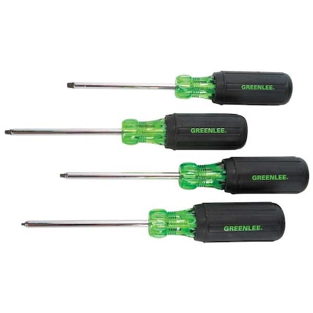 Screwdriver Set Square 4 Pc Type 0353 01C by USA Greenlee Screwdriver Sets