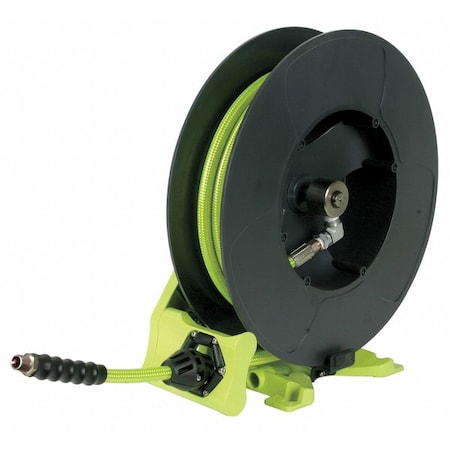 Hose Reel 3/8" 50 ft 4 000 psi by USA Legacy Pneumatic Spring Return Hose Reels