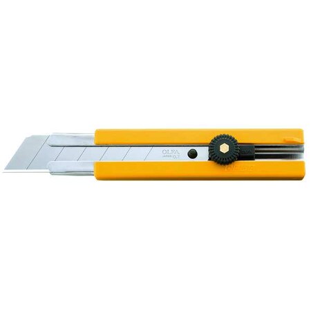 Snap Off Knife 6 3/4 In Yellow Type H 1 by USA Olfa Utility Knives