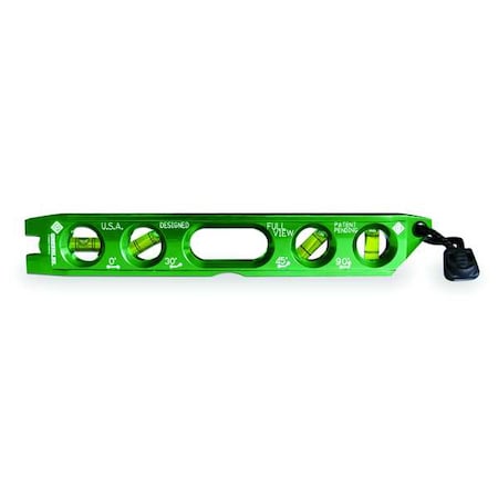Torpedo Level 8 1/2 In by USA Greenlee Box I Beam & Torpedo Levels