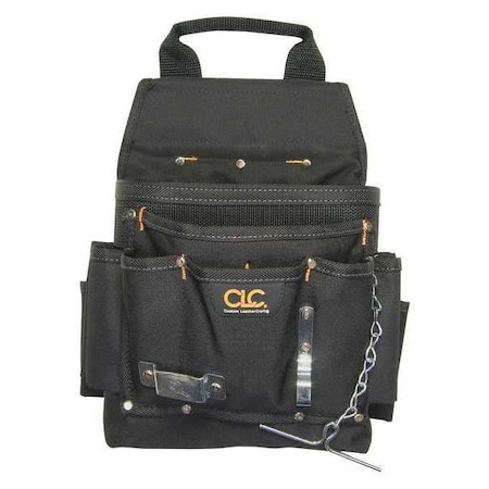 5 Pocket Electricians Tool Pouch Black by USA CLC Tool & Work Belts Aprons & Suspenders