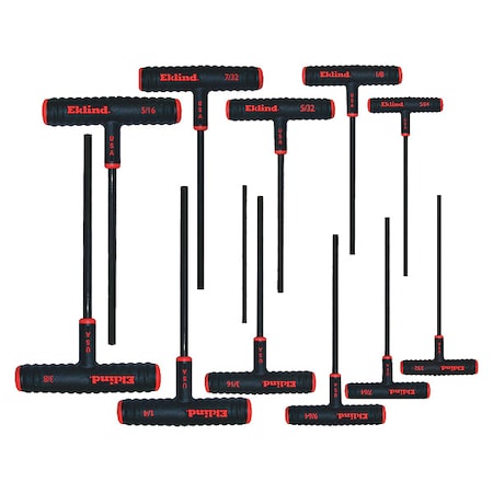 Hex Key Set Pieces 11 S15 Type 60911 by USA Eklind Hex Key Sets