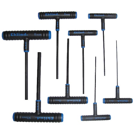 Hex Key Set Pieces 8 M5 Type 64608 by USA Eklind Hex Key Sets