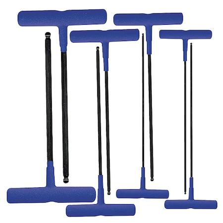 Ball End Hex Key Set Pieces 8 M5 Type 64808 by USA Eklind Hex Key Sets