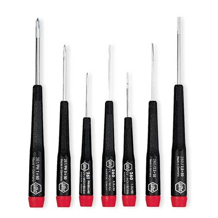 Precision Screwdriver Set Sl/Ph 7 pcs. Type 26190 by USA Wiha Nut Driver Sets