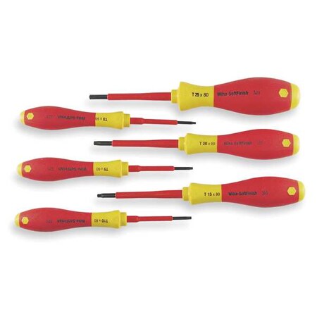 Ins. Screwdriver Set Torx(R) 6 Pc Type 32590 by USA Wiha Screwdriver Sets